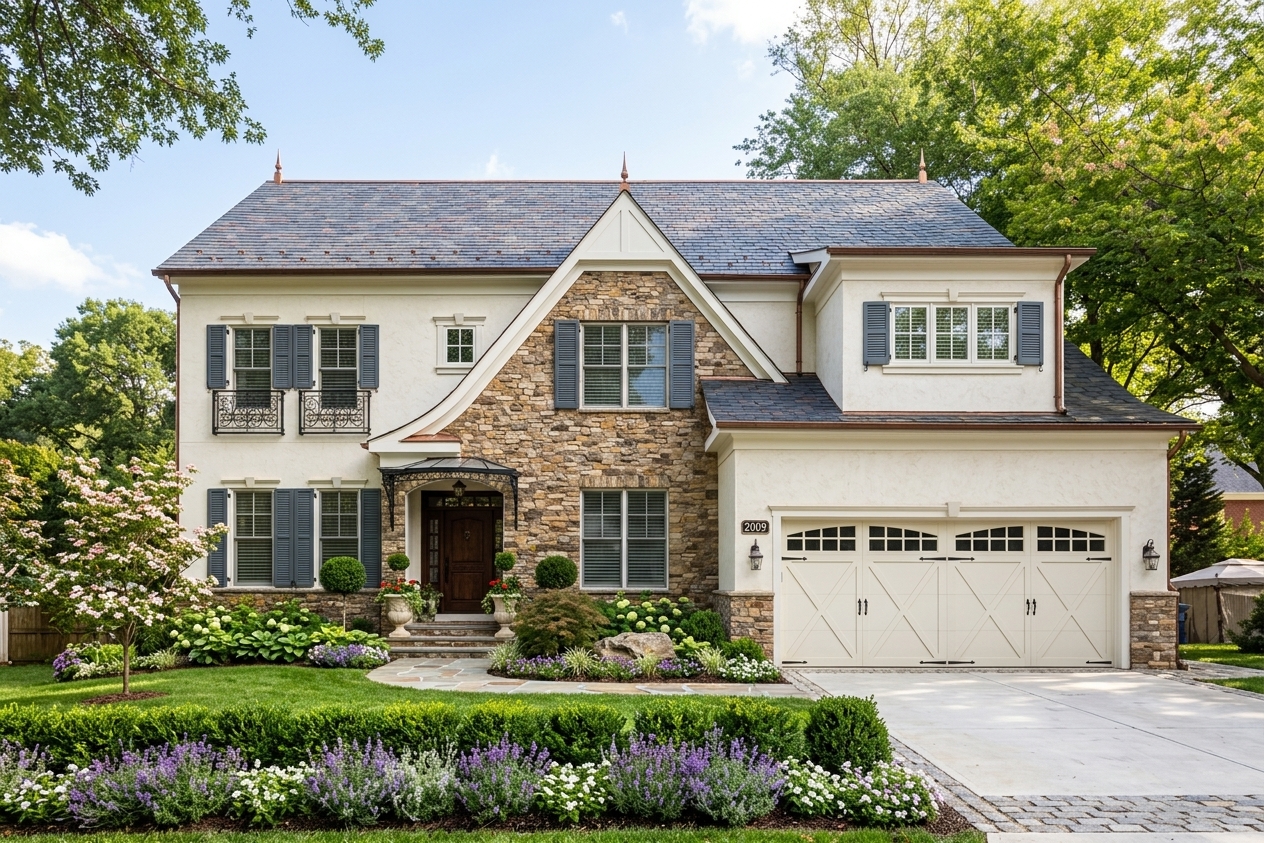 Craftsman Home With a French Twist