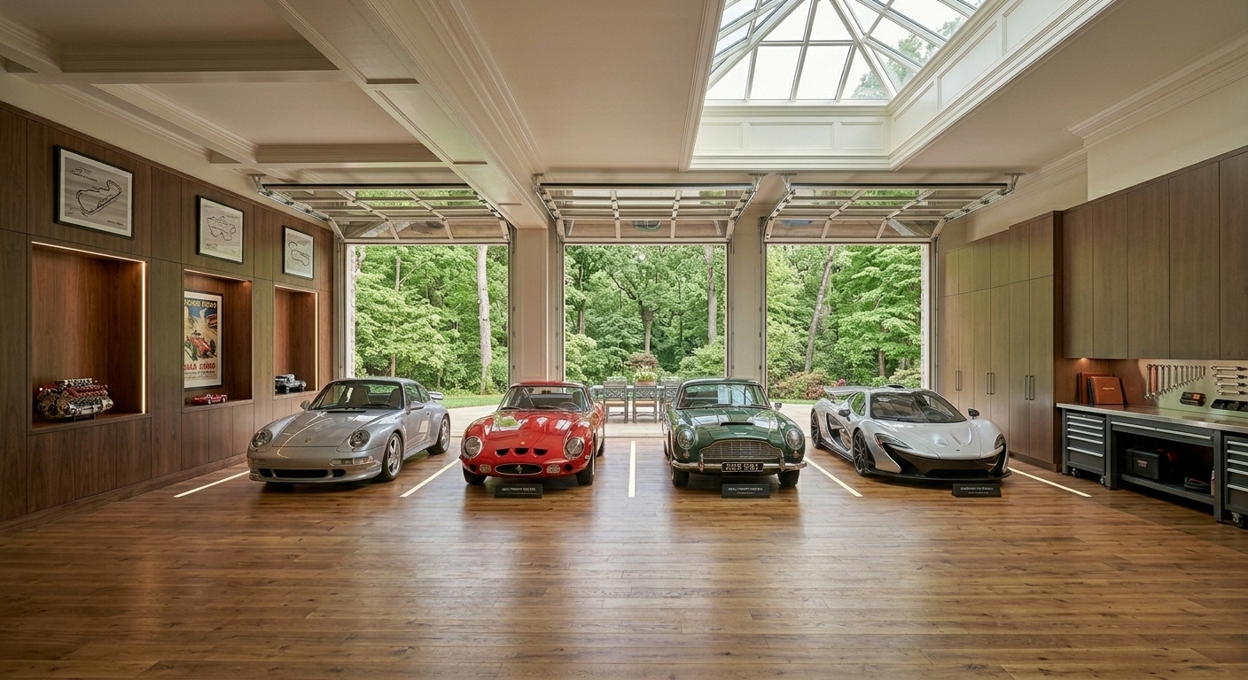 The Georgian Manor — living spaces, Potomac, MD