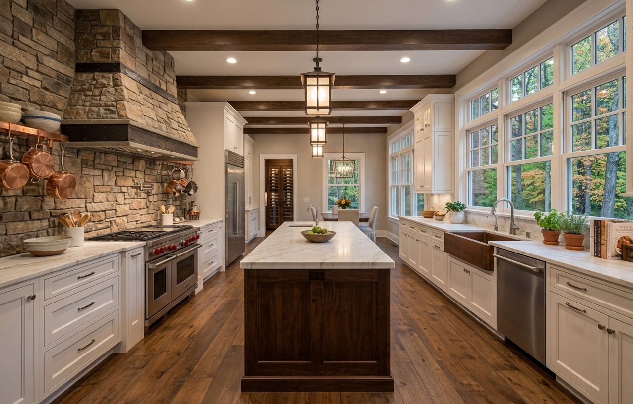 The Modern Farmhouse — featured interior view, Fairfax, VA