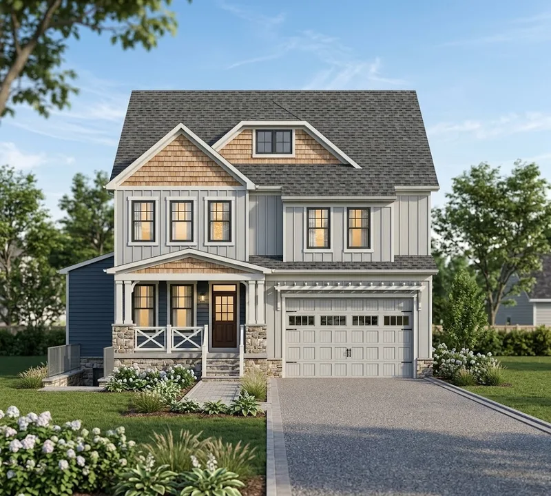 The Vienna — front exterior at 208 Ross Dr SW, Vienna, VA 22180